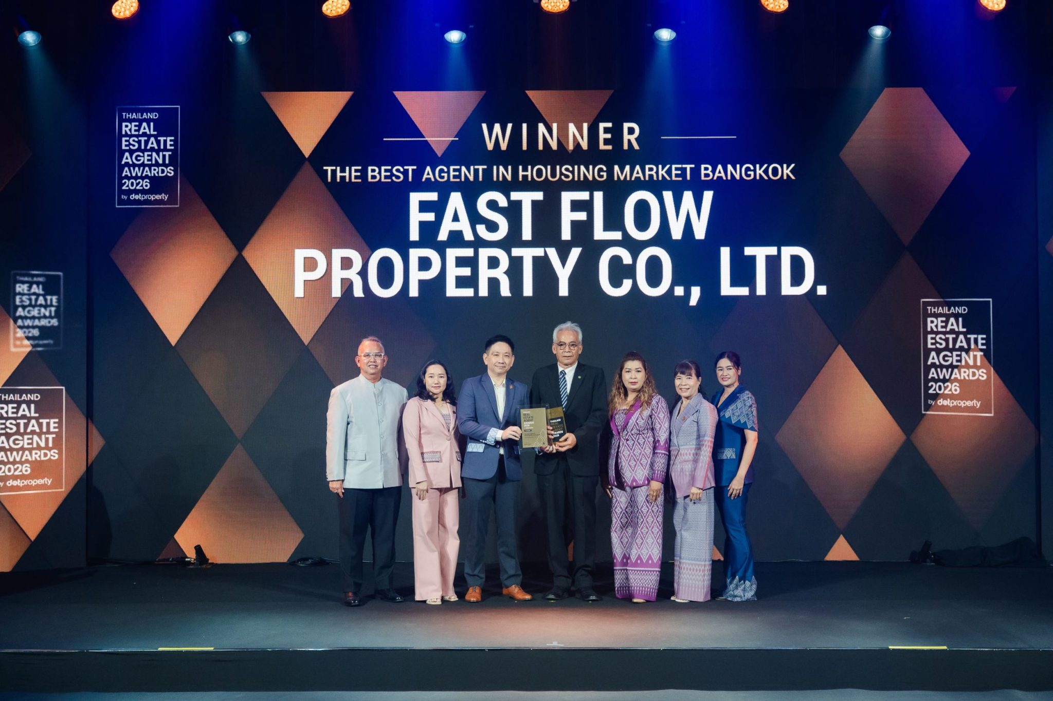 Fast Flow Property คว้ารางวัล The Best Agent in Housing Market Bangkok งาน DotProperty Thailand Award 2026