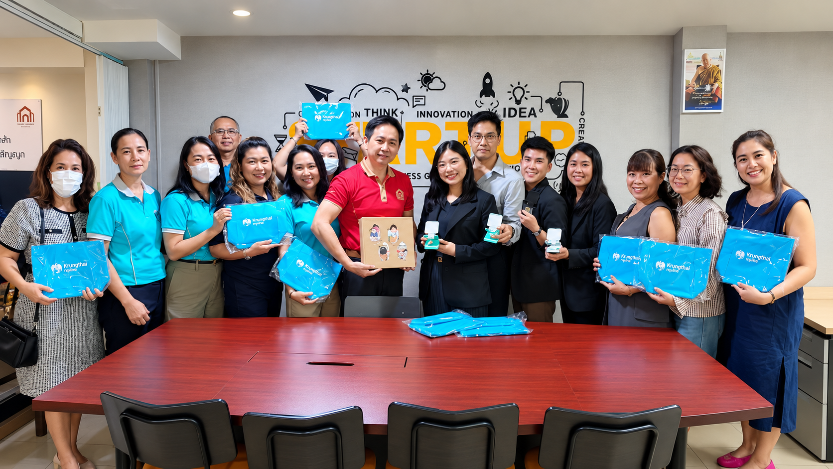 “ทีมสินเชื่อบ้านธนาคารกรุงไทยเข้าพบทีมงาน Fast Flow Property เพื่อแนะนำสินเชื่อบ้านมือสอง”